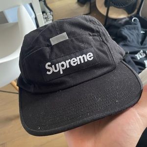 Black Supreme Box Logo Hat